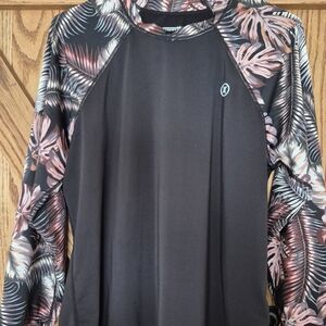 Hurley Black Long Sleeve Top